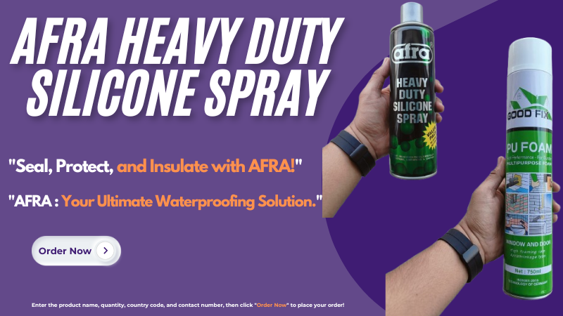 AFRA Heavy Duty Silicone Spray (Available in joshi trade link,Nepal.)